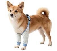 Protector de rodilla para perros medianos y grandes, ortopédico, material de doble capa, protección contra fugas, estabilización de articulaciones, movilidad, asistencia para el cuidado de animales