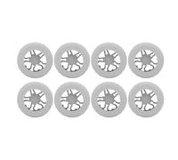 Protector de Rueda de Equipaje de Silicona, Cubiertas de Ruedas de Maleta a Prueba de Desgaste para 5-6 Cm de Diámetro, Reducción de Ruido e Instalación Fácil, Absorción de (Gris)