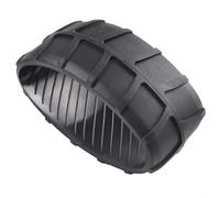 Protector de rueda delantera de goma para Worx para Landroid M500 M700 S300, protector de reducción de ruido XL para cortacésped robótico, negro, 85 x 44 mm