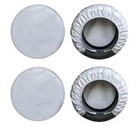 Protector de rueda - Juego de 4 cubiertas impermeables para neumáticos para coches, autocaravanas y remolques | Juego de cubierta elástica duradera, protector contra el polvo y protección