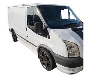 Protector de Rueda para Rueda Compatible con Ford Transit MK7 2007-2013 8 | Compatible con Ford Transit MK7 2006-2014 - negro mate