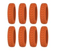 Protector de Ruedas para Maletas, Juego de 8 Cubiertas de Silicona Flexible, Protector de Rueda para Maletas de Mano, Cubierta para Reducir el Ruido de Las Ruedas | Práctico para Viajes Internacional