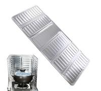 Protector de salpicaduras de estufa, deflector de salpicaduras de , protector antisalpicaduras, separador de de borde enrollable, para cocina, camping, sartén, plegable, alto punto de