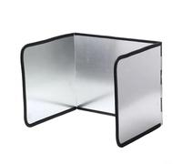 Protector de salpicaduras de estufa resistente al aceite para aplicaciones de freír con función plegable plana para un almacenamiento conveniente (A)