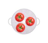 Protector de salpicaduras de silicona para sartenes, plegable de 32 cm, con borde de acero inoxidable, protector universal contra salpicaduras de, grasa y agua, para todos los tipos de estufas