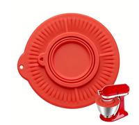 Protector de salpicaduras para batidora de mano - Tapa de fijación de silicona protectora | Protectores de silicona para cuencos de 4.3-4.7 L - Para repostería, pasta, cocina y hogar