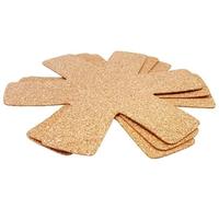 Protector de sartenes de corcho, protege tus sartenes al apilar, juego de 3, sostenible, vegano, ecológico