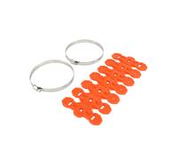 Protector de silenciador para escape de motocross (naranja) para HUSQVARNA HUSABERG 125-501 FE TE FC