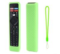 Protector de silicona para control remoto de TV compatible con modelos RF402A NH800UP que proporcionan una cobertura constante y estabilidad mecánica (verde luminoso)