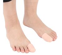 Protector de Silicona para Dedos del Pie, Transpirable, 4 Pares de Puntera de Gel, Antidolor, Ligero, con Orificio para Corredores, para Zapatos, para Aliviar el Dolor de los Dedos de los(color)