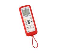 Protector de silicona resistente y resistente al polvo para controles remotos de acondicionamiento global con doce y cincuenta colores oscuros y correa de transporte, protector remoto resistente