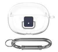 Protector de Silicona Suave Compatible con Auriculares Inalámbricos In-Ear SHOKZ OpenDots One | Resistente a Arañazos y Golpes | Funda Protectora con Gancho Mosquetón