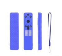 Protector de silicona suave para mando a distancia Xiaomi E85540039A40, funda anticaída que brilla en la oscuridad, funda de diseño hueco (azul)