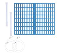 Protector de Skimmer 42x33 cm Fácil Montaje Bloqueador Residuos Para Filtro | Defensa Antihojas para Skimmer de Piscina Para Exteriores, Estanques, Piscinas, Tanques Agua, Jardinería Domé