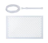 Protector de skimmer de piscina de acero inoxidable, red de protección de hojas para piscinas sobre el suelo, red protectora contra hojas y escombros