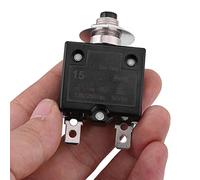 Protector de sobrecarga-Overload Protector, Duokon Manual Reset Circuit Breaker, Manual Reset Thermal Switch Circuit Breaker Over Current Overload Protector(15A)