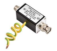 Protector de sobretensiones CCTV BNC Video Arrester para cámara analógica, cable coaxial de 24 V, dispositivo de protección de sistema de seguridad con protección multinivel, bajo voltaje residual