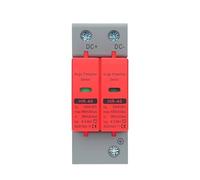 Protector de sobretensiones de bajo voltaje DC 2P protección fotovoltaica contra rayos 500 V 800 V 1000 V con clasificación de corriente 0KA-40KA (600 V)