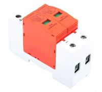 Protector de sobretensiones de CC 2P 20KA, pararrayos fotovoltaicos 500V 1000V, panel solar para dispositivo de protección, módulo supresor de sobretensiones de montaje en paralelo con desconector