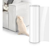 Protector de Sofá para Gatos 30 cm x 5 m, Película Adhesiva Transparente Antiarañazos para Muebles, Puertas, Paredes y Reposabrazos