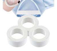 Protector de sudor de cuello Invisible, forro de cuello de camisa desechable, parches de cinta autoadhesivos para axilas, contra manchas, 3/6 rollos (3pcs,2.5cm*8m)
