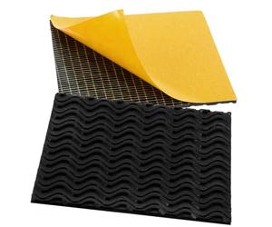 Protector de Suela de Zapato Antideslizante Negro 2piezas Goma | Autoadhesivo, Reducción de Ruido y Resistencia al Desgaste, Formato Recortable Parte Inferior