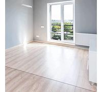 Protector de suelo de plástico de vinilo transparente, impermeable, tapete protector de alfombra de pelo bajo, apto para uso doméstico y comercial