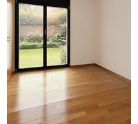 Protector de suelo de PVC transparente de madera dura, antideslizante, tapete para escritorio/silla, tapete de corredor de 61 x 610 cm, ideal para el hogar y la oficina, transparente y versátil