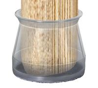 Protector de suelo para patas de silla - Almohadillas de fieltro de silicona, antideslizantes, diseño resistente a los arañazos, reducción de ruido | Para mesa de patio o sala de clases