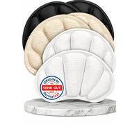 Protector de talón de espuma viscoelástica para zapatos con espuma viscoelástica (3 pares de color beige/blanco/negro), de OEKO-TEX, color gris, para todos los colores de calzado, color gris Edelheld