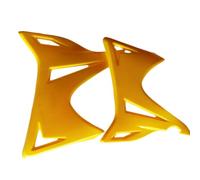 Protector de tanque de motocicleta, cubierta lateral Compatible con Qingqi GXT200 GS200 QM200GY QM250GY XF200GY GENESIS200 Dirtbike(Yellow)