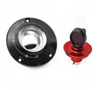 Protector de Tanque Tapa del Depósito De Combustible con Llave Cerradura para Motocicleta para Honda MSX125 2021 2022 2023 2024 2025 CBR250RR CBR250 RR MSX 125 CBR 250(Rosso)