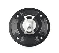 Protector de Tanque Tapa del Depósito De Combustible para Motocicleta, Gasolina para Suzuki GSXR600 1997-2003, GSF1200 2001-2004, GSXR750 1996-2003(Silver)