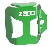 Protector de tapa de depósito de líquido de freno trasero de motocicleta compatible con Z300 Z 300 300 300r 2008-2023 2022 2021 (A rojo)(A Green Z300)