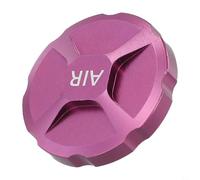 Protector de tapa de horquilla delantera para bicicleta de carretera de montaña, diseño ligero y fuerte de aleación de aluminio (morado)