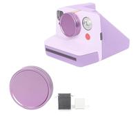 Protector de tapa de lente para Polaroid NOW 2/3/NOW + 2/3, cubierta protectora de aleación de aluminio, antipolvo, antiarañazos, cubierta de lente de cámara, protector impermeable (morado)