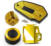 Protector De Tapa De Llenado De Aceite Para Líquido De Freno Delantero Y Trasero De Motocicleta Para Z900 2017-2024 BLNETU(4pcs gold)