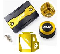 Protector de tapa llenado líquido freno delantero y trasero para motocicleta MT-09 MT09 FZ09 2014-2020 2019(ORO)