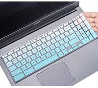 Protector de teclado para Acer Chromebook 315 CB315 715 CB715 15.6 pulgadas con teclado numérico, Acer Chromebook CB315-3HT CB715-1W piel de teclado, color menta gradual