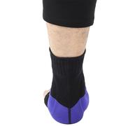 Protector de Tobillo, Almohadilla de Masaje de Silicona, Tobillera Elástica Suave para Baloncesto(Negro L (40-45 yardas))