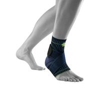 Bauerfeind Tobillera deportiva unisex para tobillo derecho, estabilización, cinta ajustable, L Negro