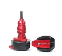 Protector De Tope De Carenado For Marco Deslizante De Protección contra Caídas De Motocicleta Suzuki GSX-S750 GSX-S1000 GSXS750 GSX S750 1000(Red)
