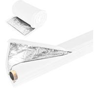 Protector de tubería de aire acondicionado, capa de aluminio reflectante térmico y resistente a desgarros, ajuste universal para varios sistemas, protector de tubería de CA