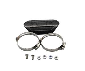 Protector de Tubo de Escape Cubierta protectora universal de fibra de carbono para escape de motocicleta, antiescaldaduras y antitérmica. Protección térmica para tubo