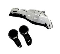 Protector de Tubo de Escape Protector de calor para tubo de escape compatible con Honda CRF300L CRF 300 L 2019-2022. Cubierta de escape de motocicleta(Silver)