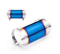 Protector de Tubo de Escape Protector Térmico Para Escape De Motocicleta, Antiescaldaduras, Accesorio Universal, Compatible Con Honda, Kawasaki, Yamaha Y Suzuki(B)