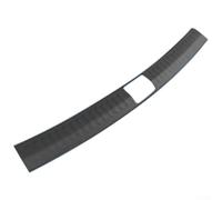 Protector de umbral de maletero de cuero para Lixiang para L7 L8 L9 2022 2023, cubierta de tira de protección de parachoques trasero, para instalar accesorios interiores, (L9 negro)