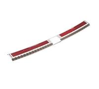 Protector De Umbral De Puerta Exterior De Acero Inoxidable para Skoda para Kodiaq 2018 2019(Interior Sliver Red)