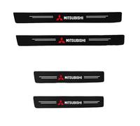 Protector de Umbral de Puerta para Mitsubishi ASX 2016- - Pegatinas 3D de Fibra de Carbono, Anti-Arañazos, Autoadhesivas - 4 Piezas