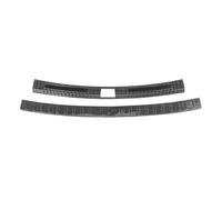 Protector De Umbral Maletero Trasero Acero Inoxidable para VW para Touareg CR 2019-2026(Black)